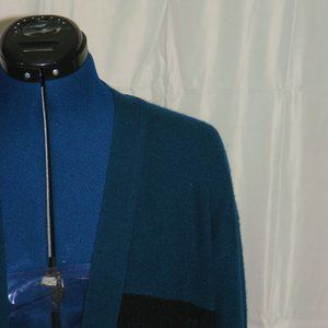 Shirin 100% Cashmere Long Open Cardigan Size Large